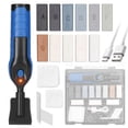 thumbnail image 1 of PVC Floor DIY Repairing Tool Set Multifunction Furniture Repairing Tool Set Scratch Nail Hole Crack Filler Tool Set Household Handheld Melting Wax Tool Set, 1 of 8