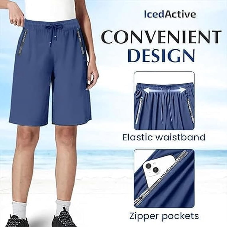 Maidenfit Icyshorts, Maidenfit - Unisex Ice Silk Stretch Quick-Dry