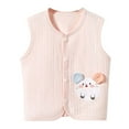 thumbnail image 2 of Cethrio Kids Girls Boys Vests, Lightweight Sleeveless Cotton Thermal Fall Winter Jackets Pink Size 2-3 T, 2 of 3