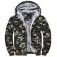 thumbnail image 1 of Sudaderas con capucha para hombre, sudaderas con capucha de lana con cremallera, jersey cálido de invierno, chaquetas de camuflaje con forro de Sherpa peludo, abrigos para hombre Pompotops  oipoqjl10313, 1 of 5