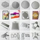 thumbnail image 3 of for Cross Stitch Cutting Dies Stencil DIY Embossing Scrapbooking Album Paper Car Silver, 3 of 4