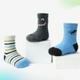 thumbnail image 6 of 12 Pairs Toddler Baby Non Slip Socks Infant Anti Skid Socks with Grips Crew Socks for 0-7 Years Kids Boys Girls, 6 of 9