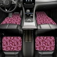 thumbnail image 6 of Uemuo Car Floor Mats - Orchids Flowers Pattern Carpet Floor Mats for Cars, Auto Accessories Front & Rear Car Floor Foot Mat Sets of 4 Pieces, 6 of 6