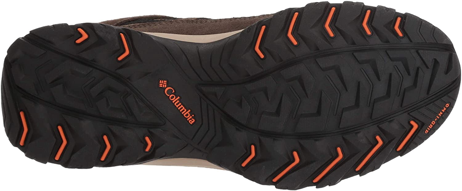 Columbia Mens Crestwood Hiking Shoe 7.5 Camo Brown, Heatwave