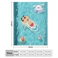 thumbnail image 2 of Crayon Shin-chan Throw Blanket Cute Flannel for Boys Girls Men Women, 2 of 7