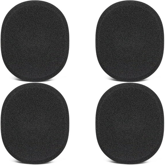 SOULWIT Replacement Earpads for Logitech H800 Headphones, Soft and Durable Sponge Ear Pads Cushions with High-Density Foam - Black