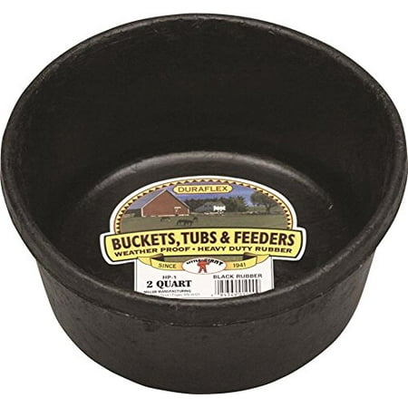 Rubber Feed Tub - Manufacturing HP-1 2-Quart Rubber Feed Pans, Feed Pan. Buckets And Tubs, Etc. By Miller