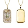thumbnail image 3 of Birdeem Collier 12 Constellations avec Diamants et Pierres Colorées Collier Zircon 12 Constellations, 3 of 5
