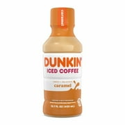 Dunkin' Caramel Iced Coffee Bottle 13.7 fl oz - Pack of 2