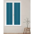 thumbnail image 4 of Solid Dark Window Privacy Film Teal Decorative Glass Window Film UV Blocking Static Cling Non-Adhesive Sticker Covering for Home Door 29.5 x 118 inches, 4 of 8