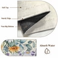 thumbnail image 6 of Floral Eucalyptus Leaves Area Rugs 4'x6', Washable Small Throw Rugs for Office Bathroom, Daisy Summer Botanical Pastoral Indoor Outdoor Rug Non-Slip Low Pile Carpet Runner Reversible Floor Mats, 6 of 8