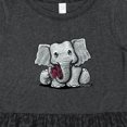 thumbnail image 4 of Inktastic Kiniart Elephant Girls Toddler Dress, 4 of 5