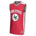 thumbnail image 2 of Men's GameDay Greats Scarlet Ohio State Buckeyes Spirit Basketball Jersey, 2 of 4