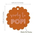 thumbnail image 6 of Inkdotpot Rose Gold Foil Paper Hang Tags Ready To Pop Baby Shower Favor Tags 50 Pieces, 6 of 7
