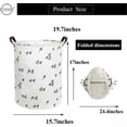 thumbnail image 2 of Large Size Storage Baskets with Handle, Foldable and Convenient Storage Containers for Kids Toys, Baby Clothes, Laundry Hamper (Airplane), 2 of 4