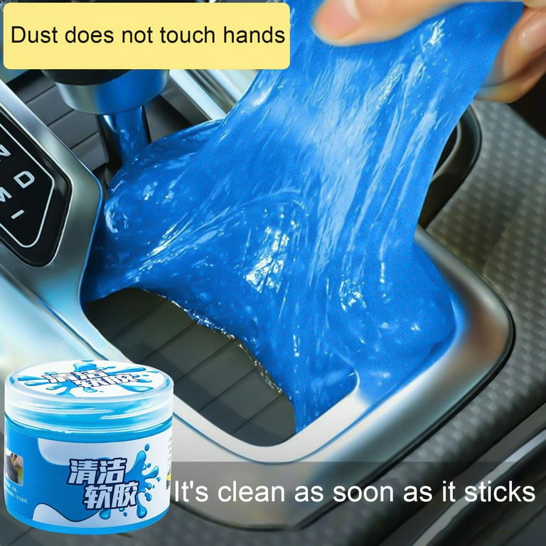 Bestjia Clean Glue Reusable Stretchable Eco-friendly Scented Tool Slime  Cleaner Gel for Car Vent 