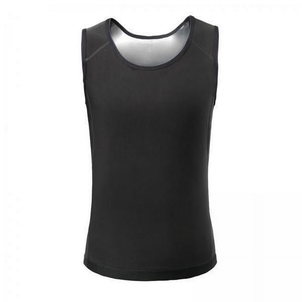 2xMens Sauna Sudor Chaleco Quemador Adelgazante Fajas Camiseta Sin Mangas De Compresión