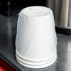 Lavex 10 oz. White Individually Wrapped Hot Coffee Tea Paper Cups - 480/Case made