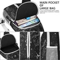 thumbnail image 3 of Mystical Gothic Sling Backpack with Celestial Moon & Star Art, Lightweight Crossbody Daypack for Travel, Adjustable Strap, Multiple Compartments for Daily Commuting & Outdoor Activities, 3 of 6