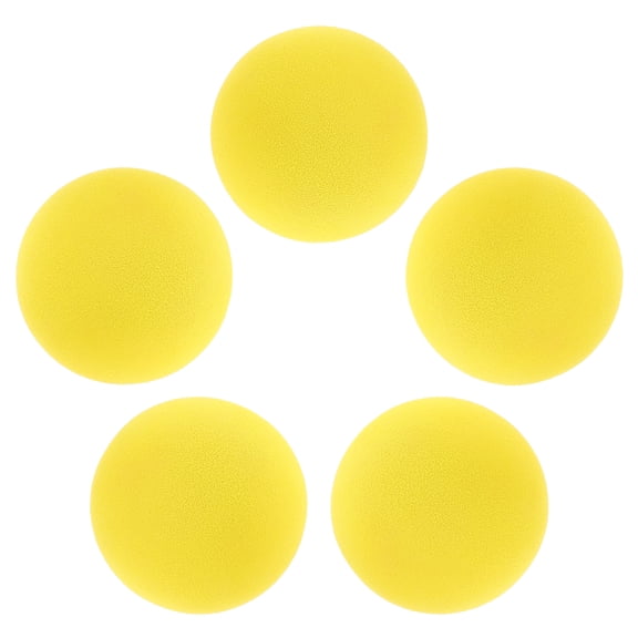 5 pelotas de béisbol de esponja EVA para entretenimiento infantil, pelotas de béisbol suaves para entrenamiento de escuela primaria, práctica de lanzamiento y bateo.