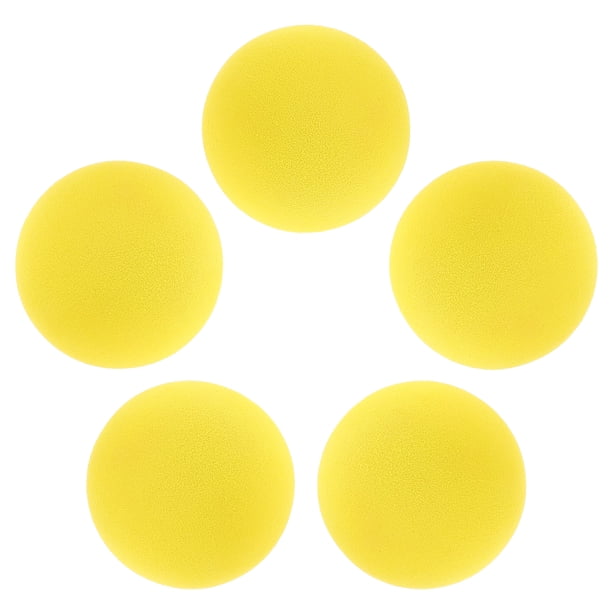 Pelotas de béisbol de esponja EVA para entretenimiento infantil, pelotas de béisbol suaves para entrenamiento de escuela primaria, práctica de lanzamiento y bateo, 5 uds.