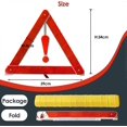 thumbnail image 5 of Car Warning Triangles,Car Triangle Reflective Warning Plate car kit with Motor Vehicle Safety Triangle, 5 of 5