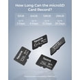 thumbnail image 2 of REOLINK 256GB microSDXC Memory Card, Up to 100MB/s, 4K UHD, U3, A2, V30, Class 10, FAT32, Micro SD Card Fully Compatible with Reolink Security Camera, Reolink PoE/WiFi/Battery Doorbell, 2 of 6