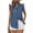 Blue, variant on Womens Summer Tops Sleeveless Denim Vest Top V Neck Button-Down Summer Casual Shirt, Horn Buttons Sleeveless Denim Blouse Blue M