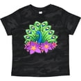 thumbnail image 3 of Inktastic Peacock and Flowers Boys or Girls Toddler T-Shirt, 3 of 5