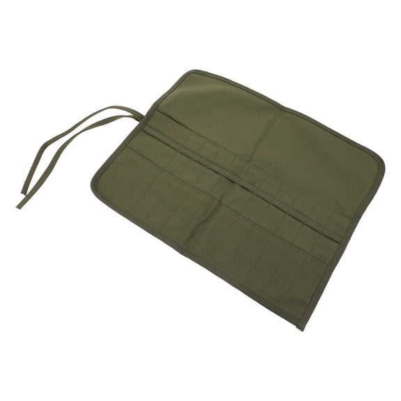 HAKIDZEL Portable Stationery Pencil Bag Canvas Storage for Students Travel 1Set