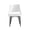 White, variant on Manhattan Comfort Tremont Leatherette Dining Chair with Metal Legs in Stone