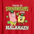thumbnail image 2 of SpongeBob SquarePants - Prone To Shenanigans And Malarkey - Men's Long Sleeve T-Shirt, 2 of 5