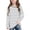 Gray, variant on FAHXNVB Girls Striped Long Sleeve T Shirts Crew Neck Breathable Summer Casual Tees Tops Lightweight Kids Shirts 3-14 Years