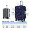 thumbnail image 4 of Kdxio Stars And Gradient Colorful Snowflakes Pattern Luggage Cover for Travel,Elastic and Durable,Fits 18-32 Inch,Anti-Scratch Suitcase Protector-No luggage included, 4 of 5