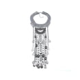 thumbnail image 2 of Jumpingount Collar de aleación para mujer, reemplazo portátil, fiesta de moda, citas, chicas, colgante para mujer, collares, joyería, regalo de Ropa, zapatos y accesorios Miscelánea Jumpingount AP015069-00, 2 of 6
