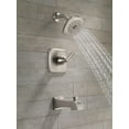 thumbnail image 4 of Delta Faucet Ashlyn 14 Series Single-Handle Tub and Shower Trim Kit, Shower Faucet with Single-Spray Touch-Clean Shower Head, Stainless T14464-SS (Valve Not Included), 4 of 10