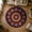 Color 2, variant on SPXUBZ Velvet Round Area Rug Dark Grey Golden Modern Metal Mandala Circular Floor Mat Soft Non-Slip Accent Carpet for Living Room Bedroom Vintage Boho Home Decor Throw Rug