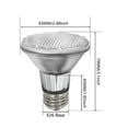 thumbnail image 2 of Bombillas BOGAO Par20, 50 W, 120 V, E26, luz cálida, 2 unidades, 2 of 4
