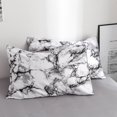 thumbnail image 4 of Durable Bedding Set, Skin-friendly Comfortable Bedding, Bed Supplies Marbled Pattern Hotle Study Room For Bedroom Home, 4 of 8