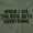 Heather Military Green, variant on Die Dog Gets Everything Pet Owner Plus Size Crewneck Graphic Tee Shirt Brisco Brands 2X