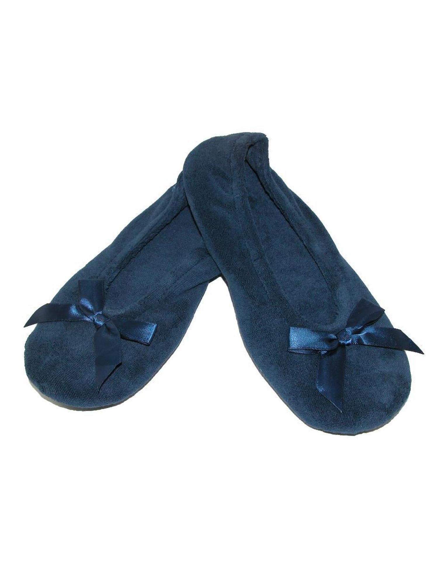 blue isotoner slippers