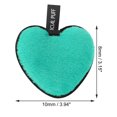 thumbnail image 3 of Unique Bargains 1 Pc Heart-shaped Facial Sponges 3.94"x3.15" Green, 3 of 6