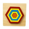 thumbnail image 3 of STARTIST Geometric Puzzles Toy Teaching Shape Hexagon ,Wooden Puzzles, 3 of 9