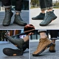 thumbnail image 4 of Olveros Boots, Mens Boots Casual, Olveros Men's Comfortable Handmade Leather Shoes, Men Waterproof Boots – Waterproof, Arch Support, Spacious Toe Box, 4 of 9