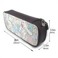 thumbnail image 3 of Cinnamoroll Pencil Case Leather Holder Office Buggy Pouch Zipper Pen Stationery Bags, 3 of 6