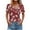 Red, variant on Women Blouses for Work White Womens Loose T Shirts Women Clothing Tops