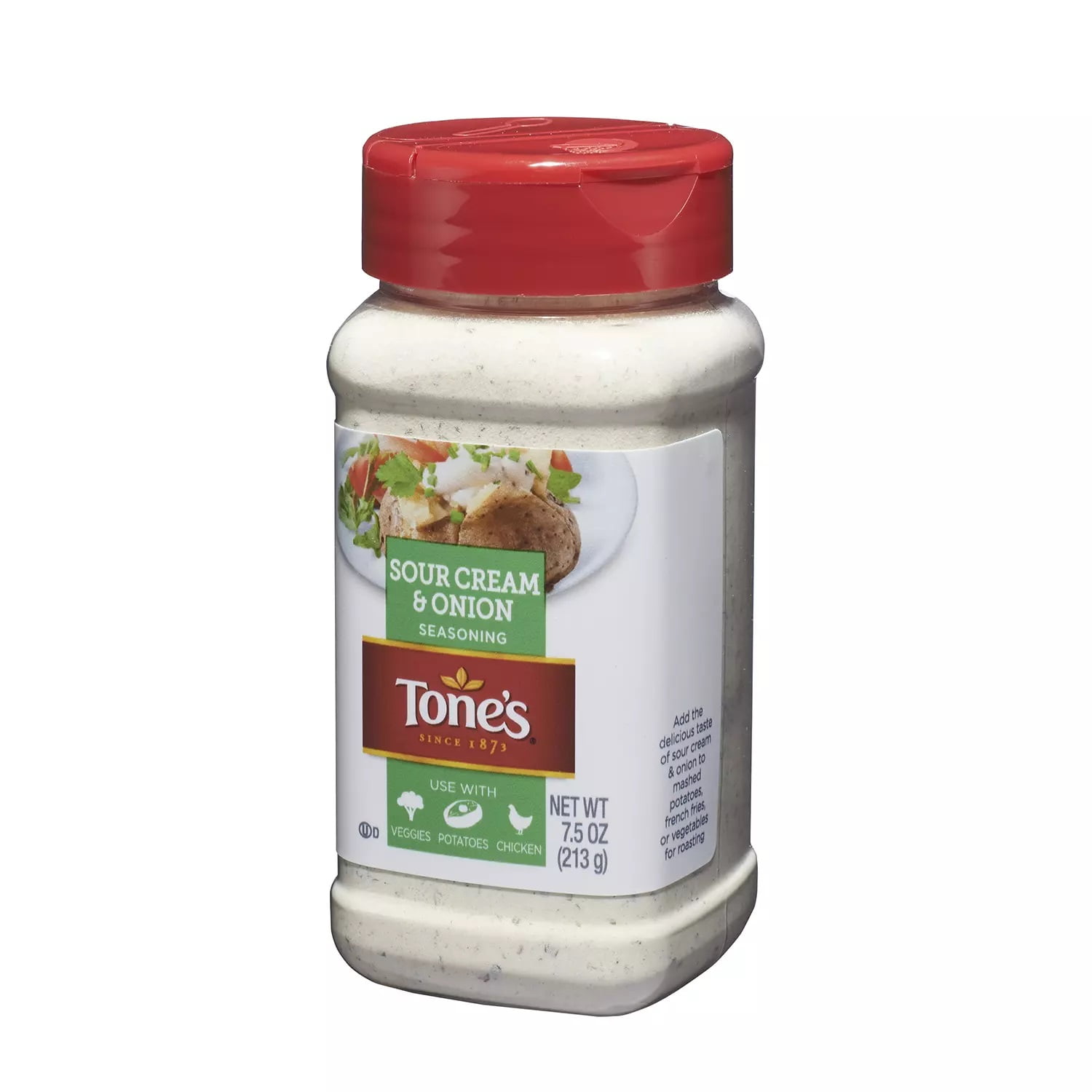 Tone's Sour Cream & Onion Seasoning Blend 7.5 oz