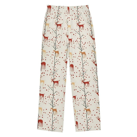 joogoo Christmas Reindeer Pajama Pants Pj Bottoms Sleepwear Lounge L