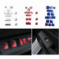 thumbnail image 1 of 13Pcs Red Window Glass Lift Switch Button Cover Trim for Honda, 1 of 5