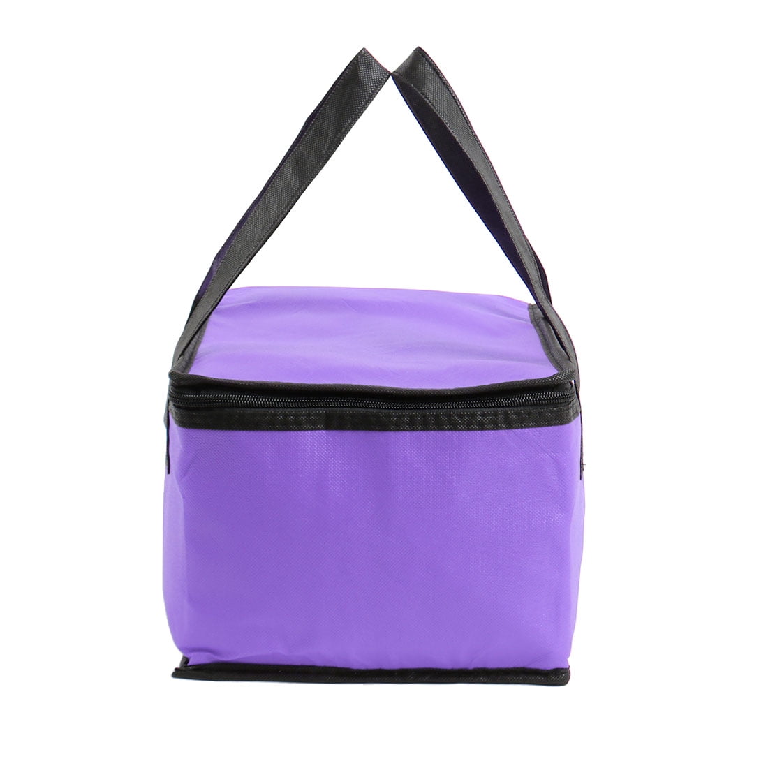 Unique Bargains Zipper Insulated Thermal Cooler Picnic Lunch Box Bag